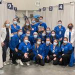 Nursing, PAS students play active role at COVID-19 vaccination clinics